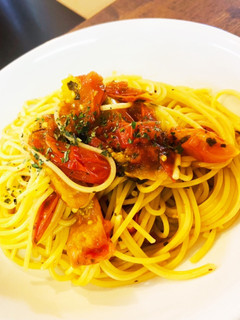トマト大量消費!材料3つ!トマトパスタ-レシピのメイン写真