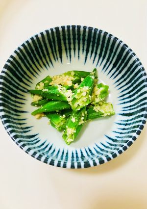 オクラのチーズ和え 腸活パワー倍増!-レシピのメイン写真