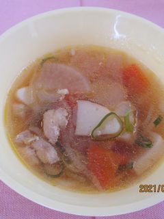 吉野汁#豊明市学校給食-レシピのメイン写真