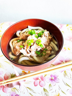 肉うどん-レシピのメイン写真