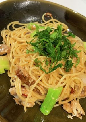 鯖のマヨポン酢パスタ-レシピのメイン写真