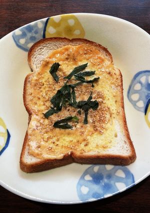 明太マヨ＆胡麻紫蘇のこんがりトースト-レシピのメイン写真