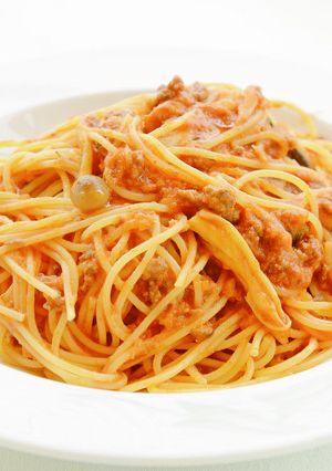 旨味と酸味のある黒酢入りパスタソース-レシピのメイン写真