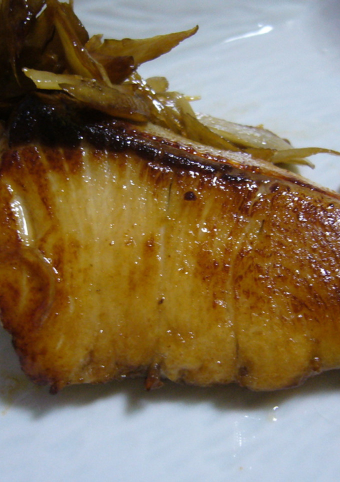 ぶりの照り焼きごぼう添え-レシピのメイン写真