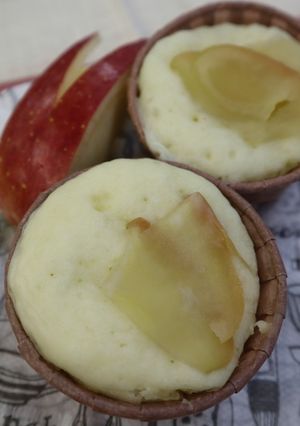 レンジで簡単★はちみつりんご蒸しパン-レシピのメイン写真
