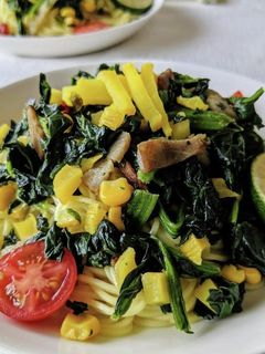 ほうれん草BMとたくあんの冷やし中華-レシピのメイン写真