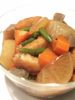 こんにゃくと根菜の煮物-レシピのメイン写真