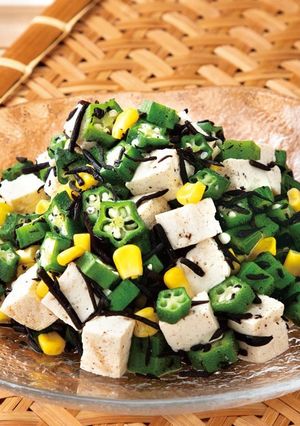 オクラと豆腐のサラダ-レシピのメイン写真