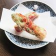 そば打粉で天ぷら(ちくわの磯辺揚げ)