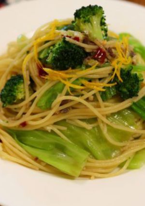 アンチョビと野菜の本格ペペロンチーノ-レシピのメイン写真