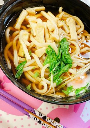 レンチンで簡単！冷凍うどん♡(ダイソー)-レシピのメイン写真