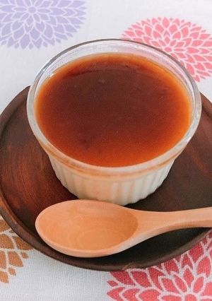 簡単！みたらしソースの豆腐プリン-レシピのメイン写真