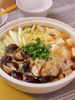 鶏もも肉の親子鍋-レシピのメイン写真