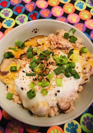 豆腐鶏ひき肉●手間嫌、あの日専用親子丼-レシピのメイン写真