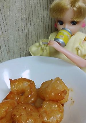リカちゃん♡えびばたしょうゆ。-レシピのメイン写真