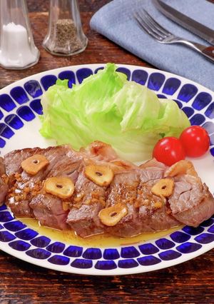 ガリバタステーキ-レシピのメイン写真