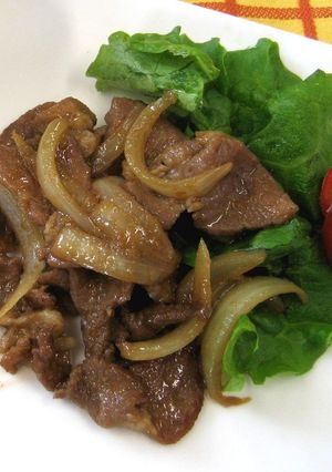 豚肉のしょうが焼き(透析食)-レシピのメイン写真