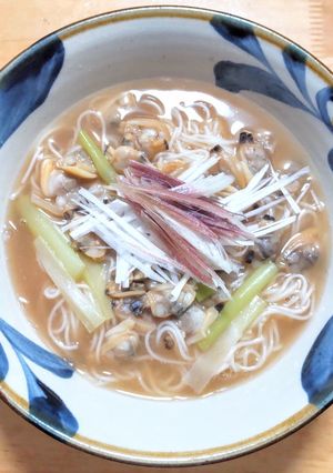 冷凍アサリで深川そうめん-レシピのメイン写真