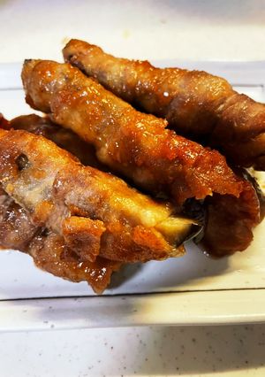 ナスの肉巻き-レシピのメイン写真