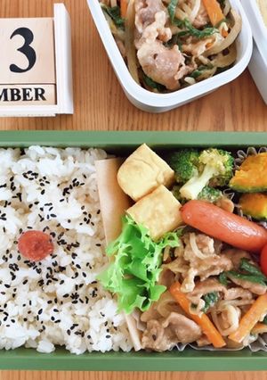 豚コマもやし炒め弁当 21/9.3-レシピのメイン写真