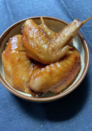 てりてり“手羽先の甘辛煮”-レシピのメイン写真