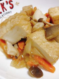 厚揚げとキノコのあんかけ-レシピのメイン写真