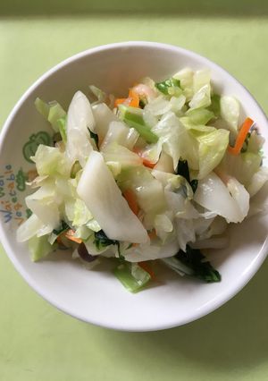 【保育園給食】梅しそ風味漬け-レシピのメイン写真