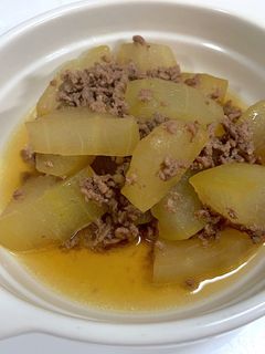 冬瓜と挽肉の煮物-レシピのメイン写真
