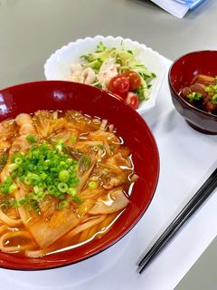 キムチ漬けで簡単キムチうどん-レシピのメイン写真