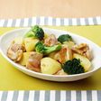 じゃがいもとブロッコリーの鶏肉炒め