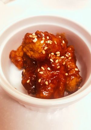 グルテンフリー　鳥唐揚げヤンニョムソース-レシピのメイン写真