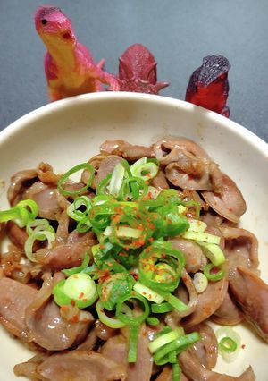 砂ズリのぽん酢炒め-レシピのメイン写真
