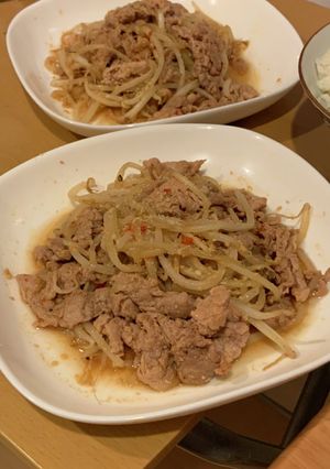 安い美味い！もやし豚コマちょい四川風炒め-レシピのメイン写真
