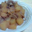 コロコロ大根と豚バラ肉の炒り煮
