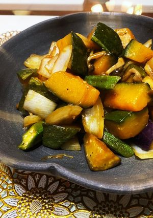 簡単　夏野菜の甘酢炒め-レシピのメイン写真