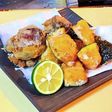人気!やみつきかぼちゃとサバ缶の唐揚げ