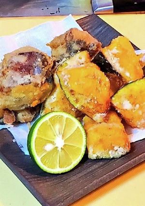 人気!やみつきかぼちゃとサバ缶の唐揚げ-レシピのメイン写真