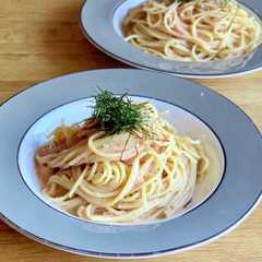 รูปของ 混ぜるだけ！簡単明太子パスタ