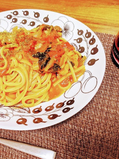 鶏とほうれん草のトマトソースパスタ-レシピのメイン写真