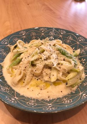 アスパラの味噌クリームパスタ-レシピのメイン写真
