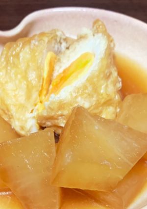 たまご巾着と大根の煮物-レシピのメイン写真