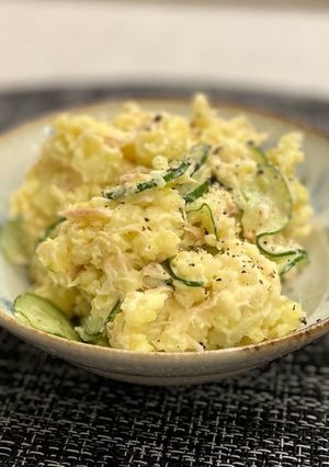 カレー風味のお通しっぽいポテトサラダ-レシピのメイン写真