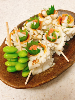 かざりつけに♪枝豆スティック-レシピのメイン写真