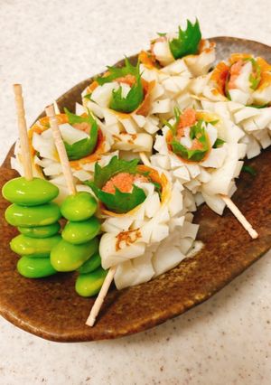 かざりつけに♪枝豆スティック-レシピのメイン写真
