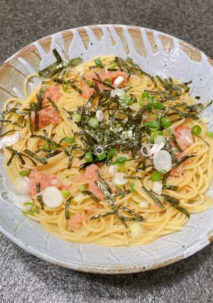 ピリ辛☆明太カルボナーラパスタ-レシピのメイン写真