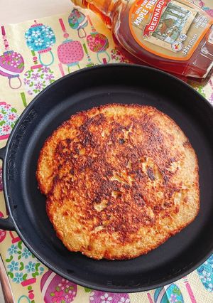 オートミールとバナナのふわふわパンケーキ-レシピのメイン写真