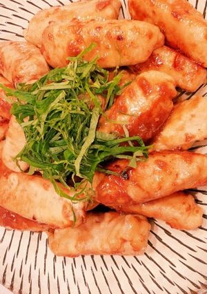 お弁当にも◎長芋の肉巻き梅照り焼き♪-レシピのメイン写真