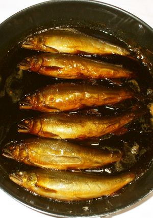 鮎の甘露煮♪簡単バイオリンクで育った鮎-レシピのメイン写真