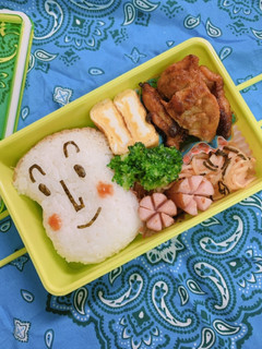 しょくぱんマン(アンパンマン)のキャラ弁-レシピのメイン写真