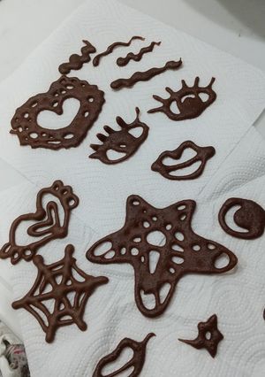 デコパーツ簡単チョコクッキー-レシピのメイン写真
